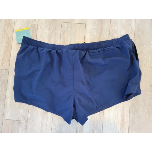 Bal Harbour Swim Shorts Women's XXL Blue Bathing Suit Bottoms Pocket Stretch NWT - Picture 2 of 5